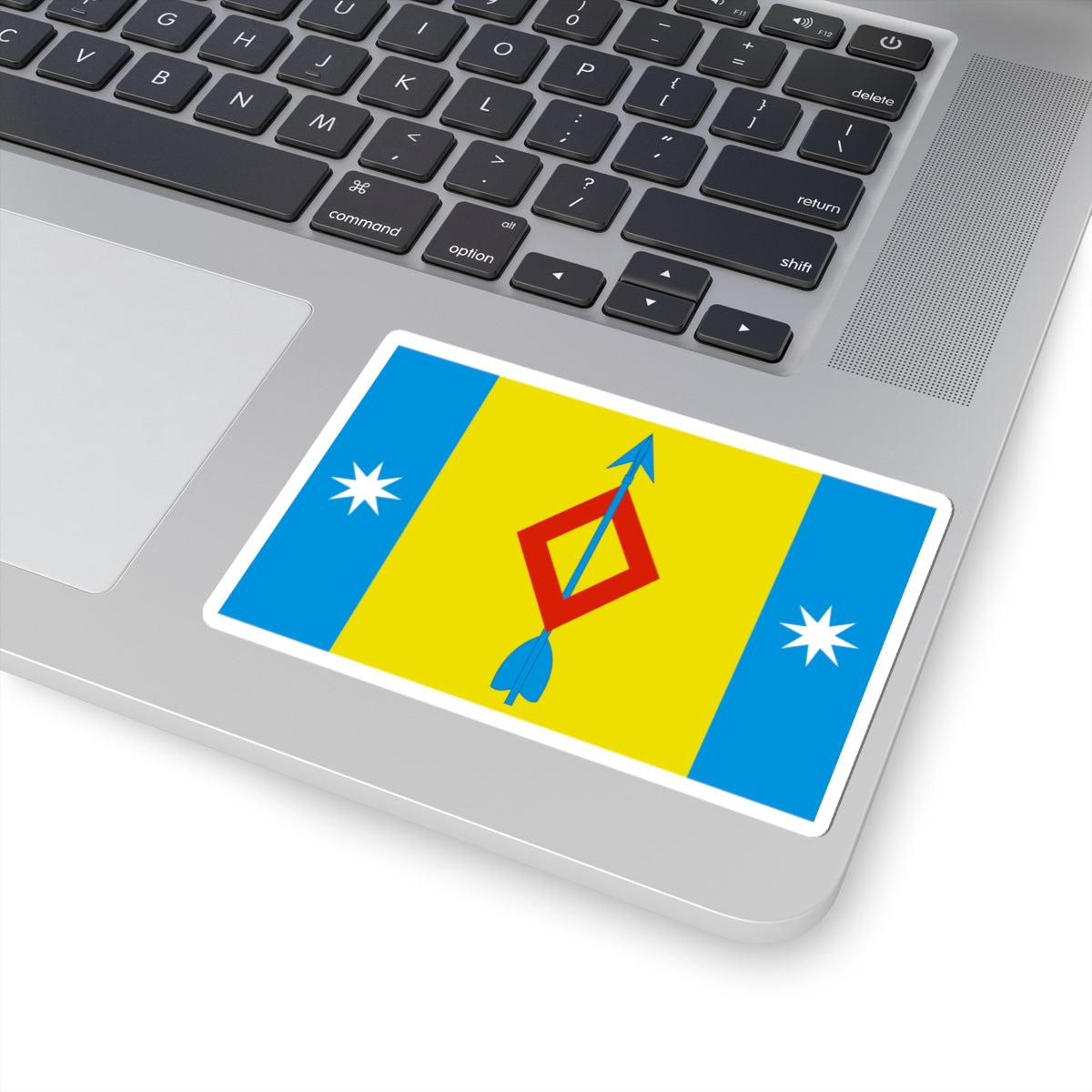 Flag of Mamontovskoe Moscow oblast (Russia) STICKER Vinyl Kiss-Cut Decal