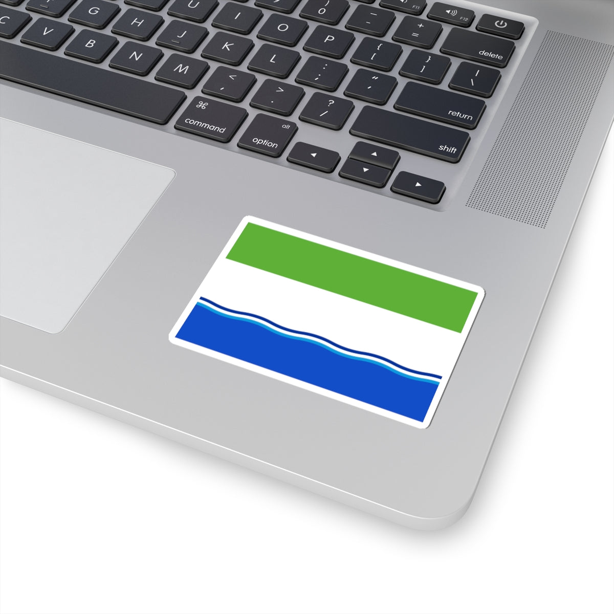 Flag of Belogorsky rayon Amur oblast (Russia) STICKER Vinyl Kiss-Cut Decal