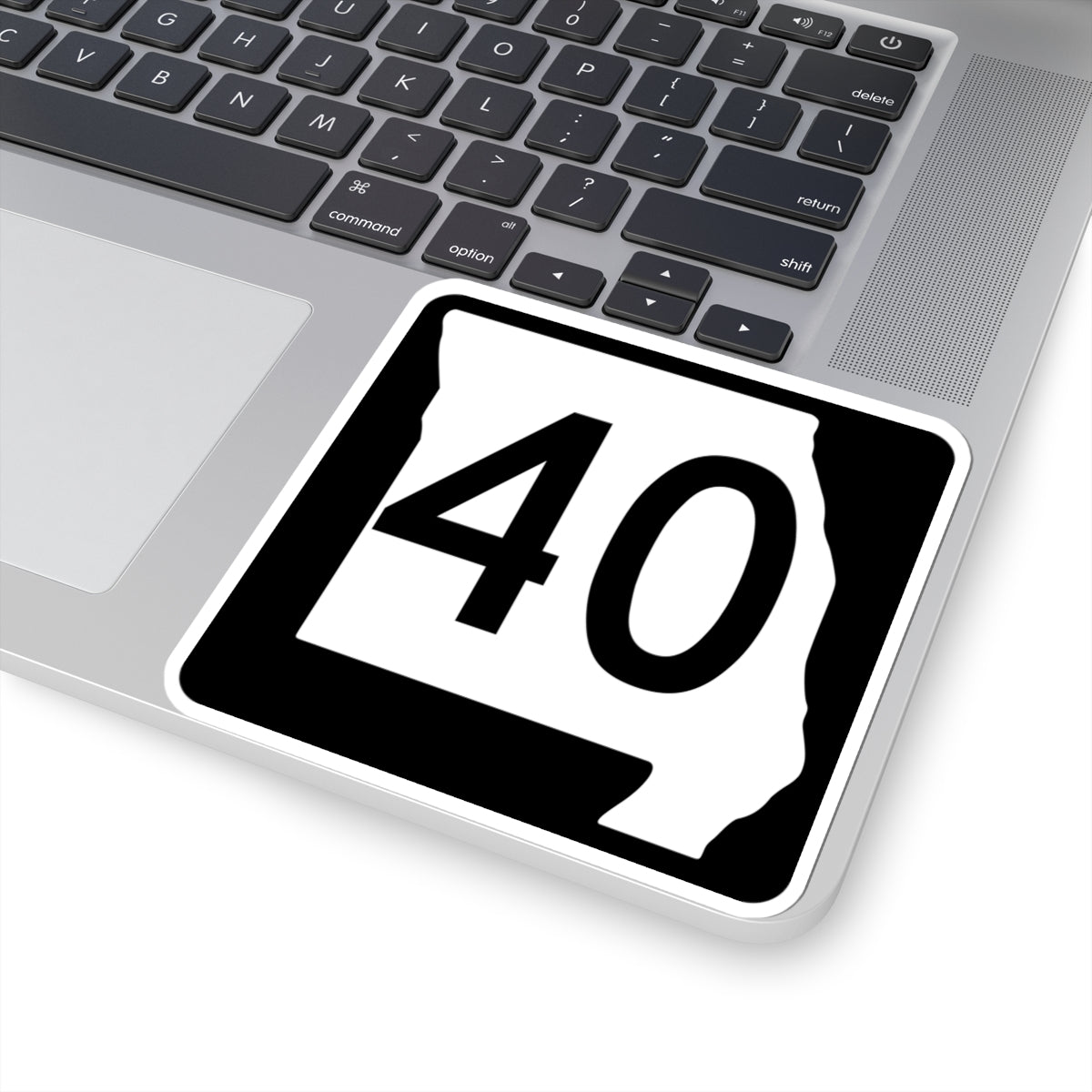 MO-40 (Missouri) (Road Sign) STICKER Vinyl Kiss-Cut Decal