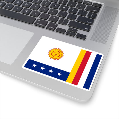Flag of Vargas State (Venezuela) STICKER Vinyl Kiss-Cut Decal