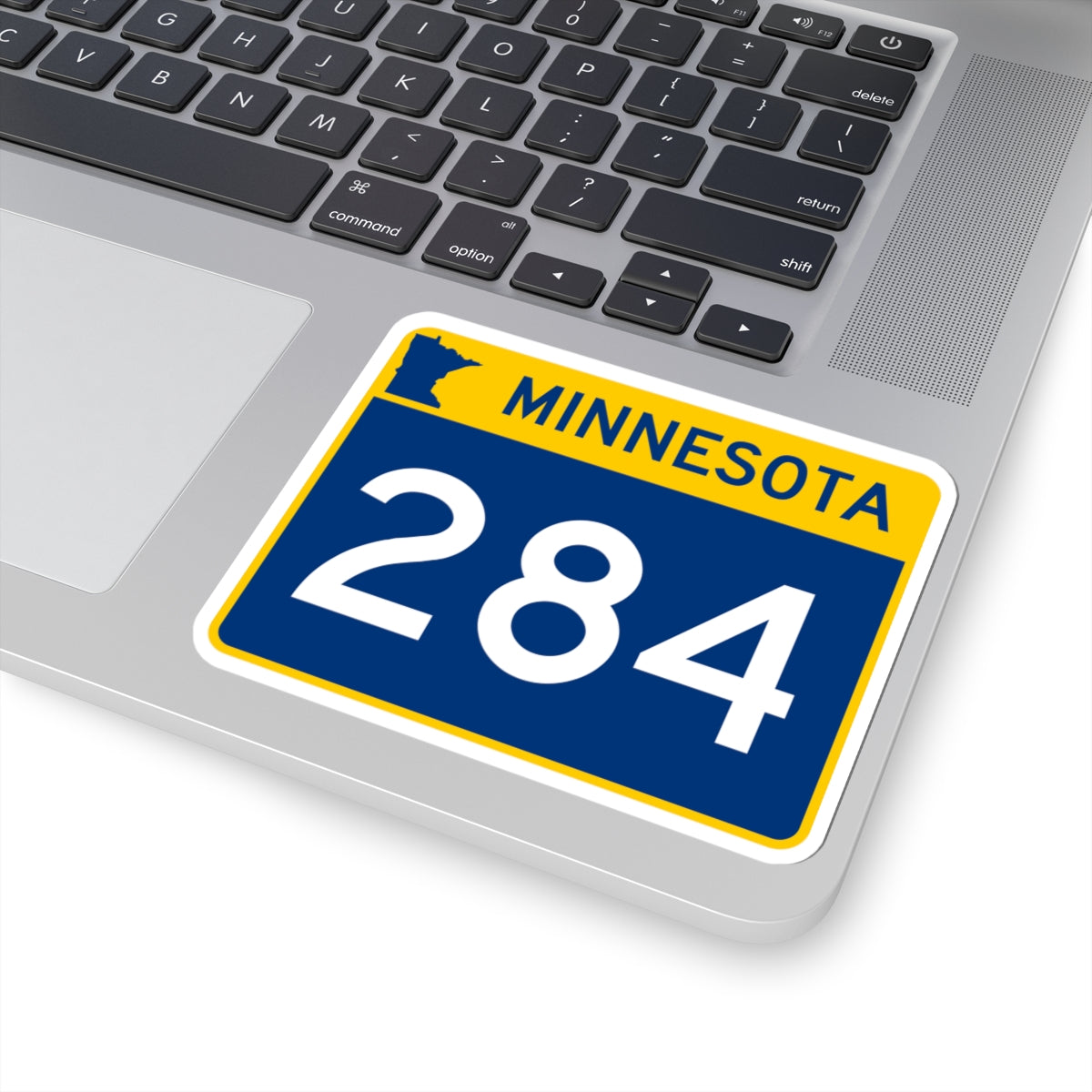 MN-284 wide (Minnesota) (Road Sign) STICKER Vinyl Kiss-Cut Decal