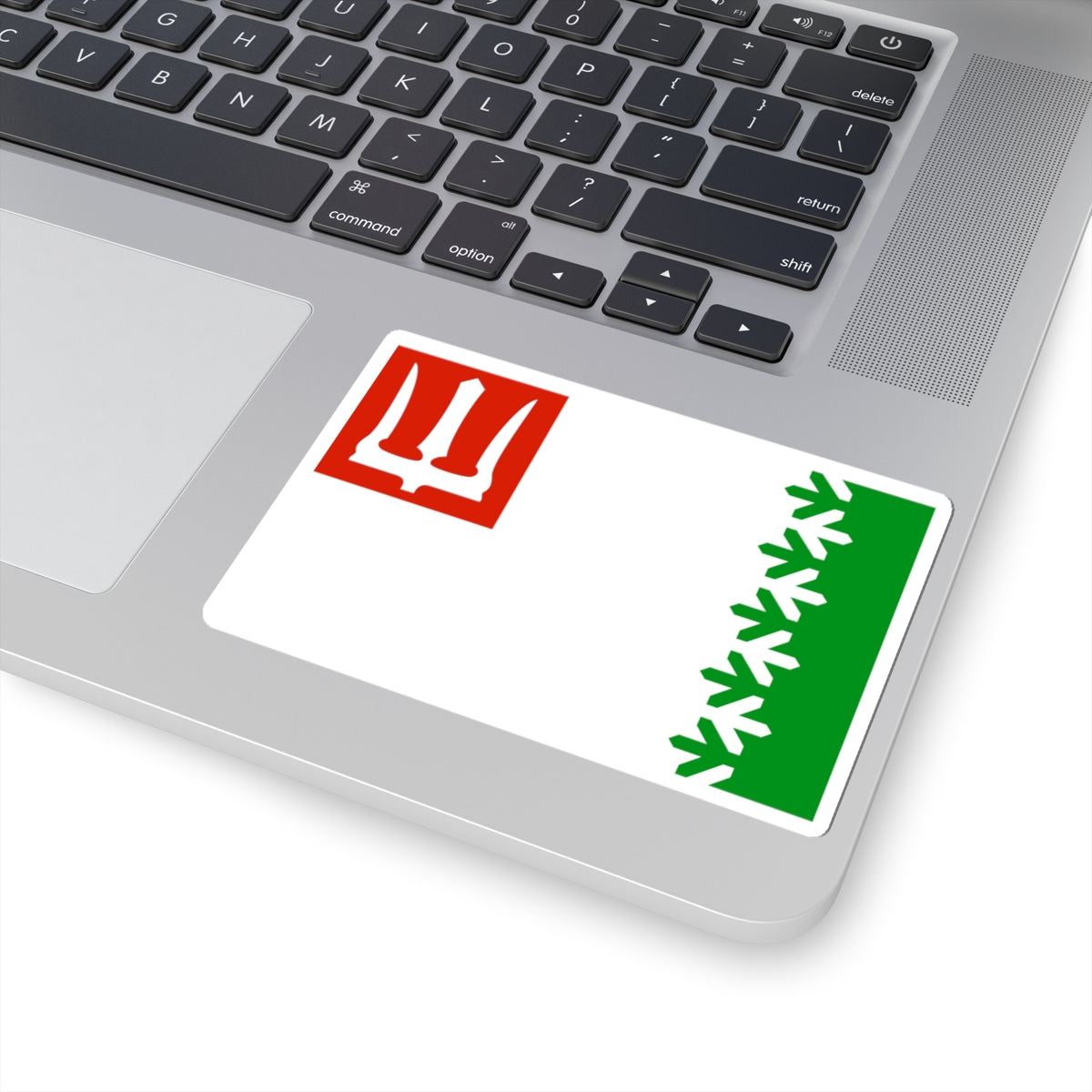Flag of Volkhovsky rayon Leningrad oblast (Russia) STICKER Vinyl Kiss-Cut Decal