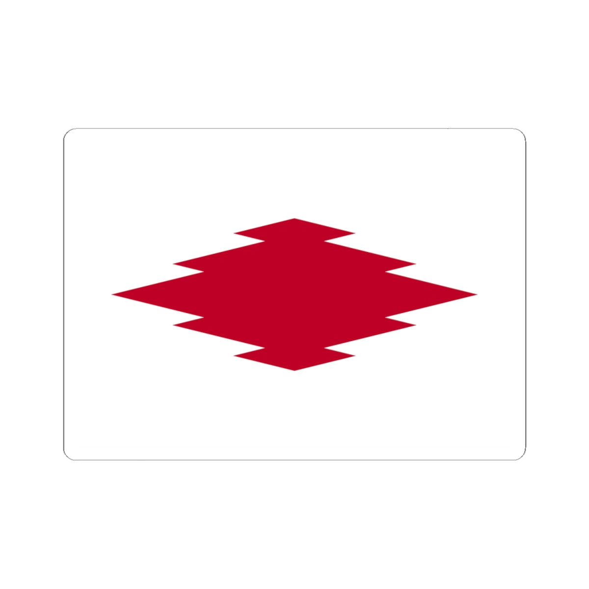 Flag of Shibata Niigata (Japan) STICKER Vinyl Kiss-Cut Decal