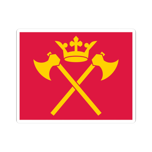 Flag of Hordaland (Norway) STICKER Vinyl Kiss-Cut Decal