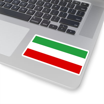 Post-constitutional Revolution Civil Flag of Persia (Iran) STICKER Vinyl Kiss-Cut Decal