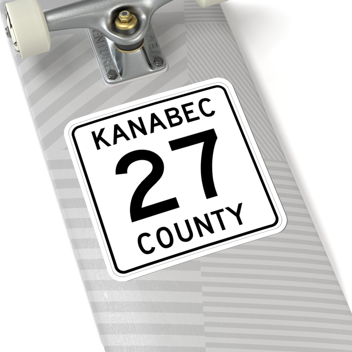 Kanabec County 27 MN (Minnesota) (Road Sign) STICKER Vinyl Kiss-Cut Decal
