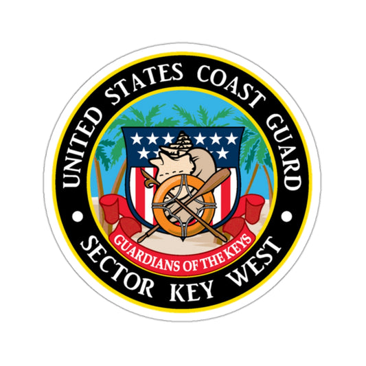 USCG Sector Key West (U.S. Coast Guard) STICKER Vinyl Kiss-Cut Decal