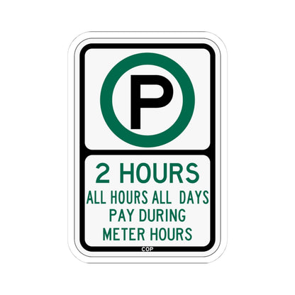 PBOT Road sign P3801 (Oregon) (Road Sign) STICKER Vinyl Kiss-Cut Decal