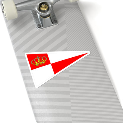 Flag of rcncastellon (Spain) STICKER Vinyl Kiss-Cut Decal