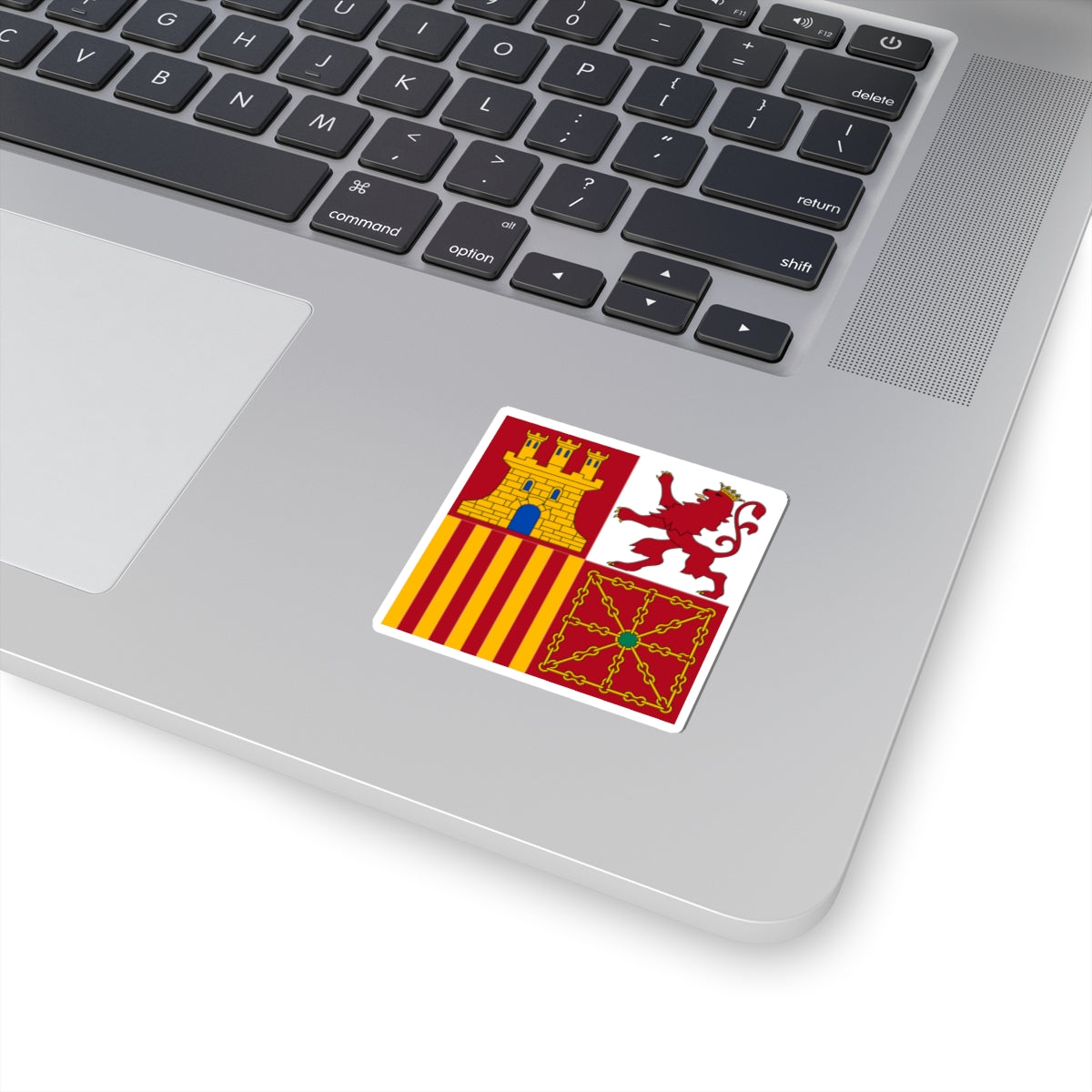 Naval jack of Spain (Spain) STICKER Vinyl Kiss-Cut Decal