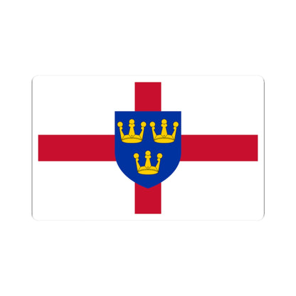 Flag of East Anglia (England) STICKER Vinyl Kiss-Cut Decal