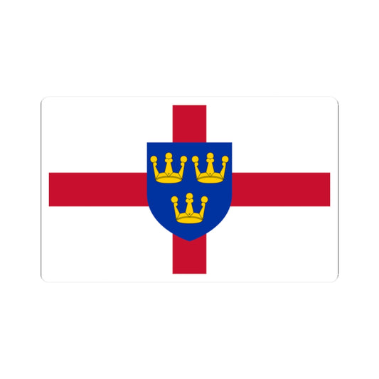 Flag of East Anglia (England) STICKER Vinyl Kiss-Cut Decal