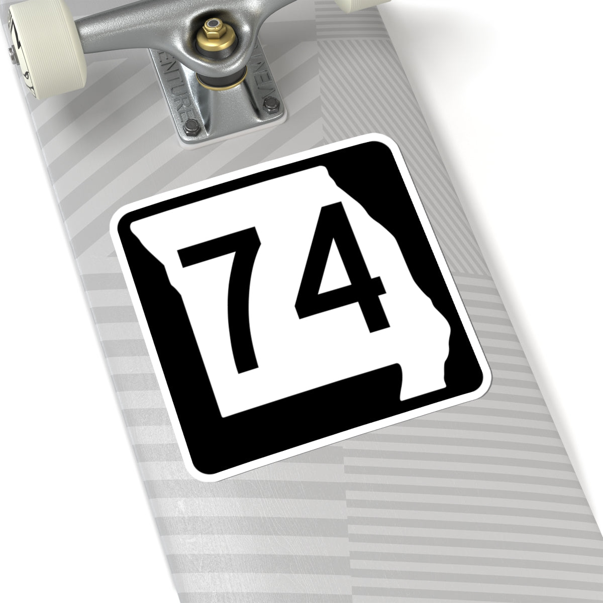 MO-74 (Missouri) (Road Sign) STICKER Vinyl Kiss-Cut Decal