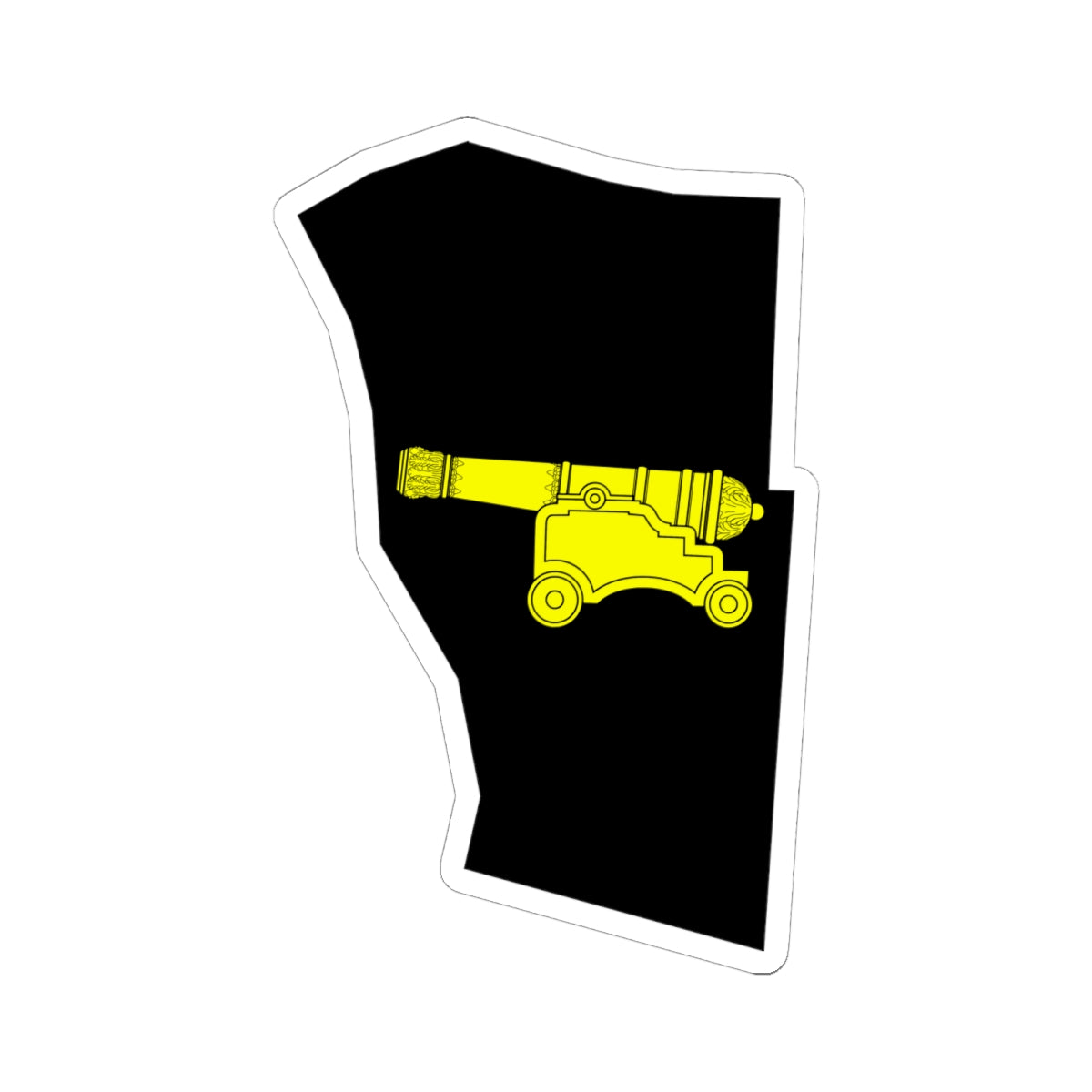 Flag-map of Liteyny Municipal Okrug (Russia) STICKER Vinyl Kiss-Cut Decal