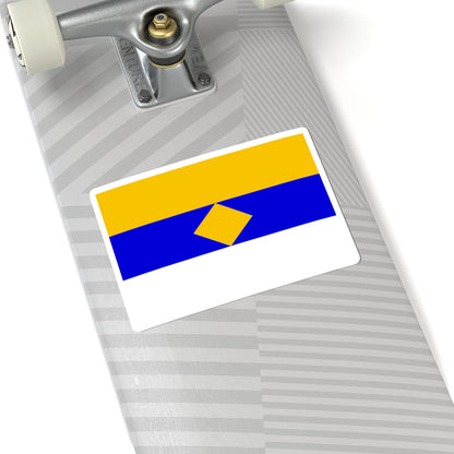 Flag of Ryajsky rayon Ryazan oblast (Russia) STICKER Vinyl Kiss-Cut Decal