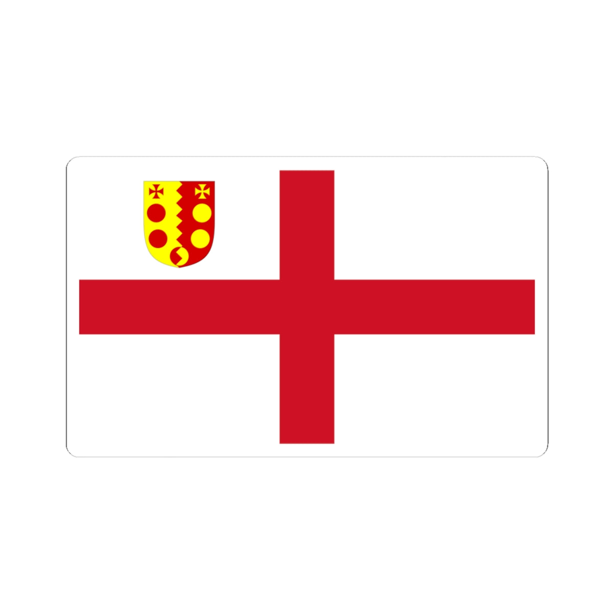 Flag of the Diocese of Birmingham (England) STICKER Vinyl Kiss-Cut Decal
