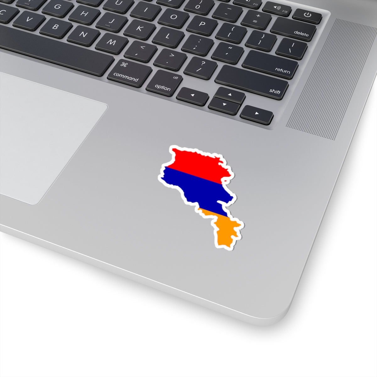 Flag map of Armenia new (Armenia) STICKER Vinyl Kiss-Cut Decal