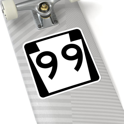 PA-99 (Pennsylvania) (Road Sign) STICKER Vinyl Kiss-Cut Decal