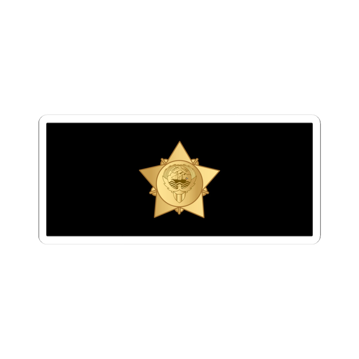 05. KNF WO (Kuwait) (Military Rank) STICKER Vinyl Kiss-Cut Decal