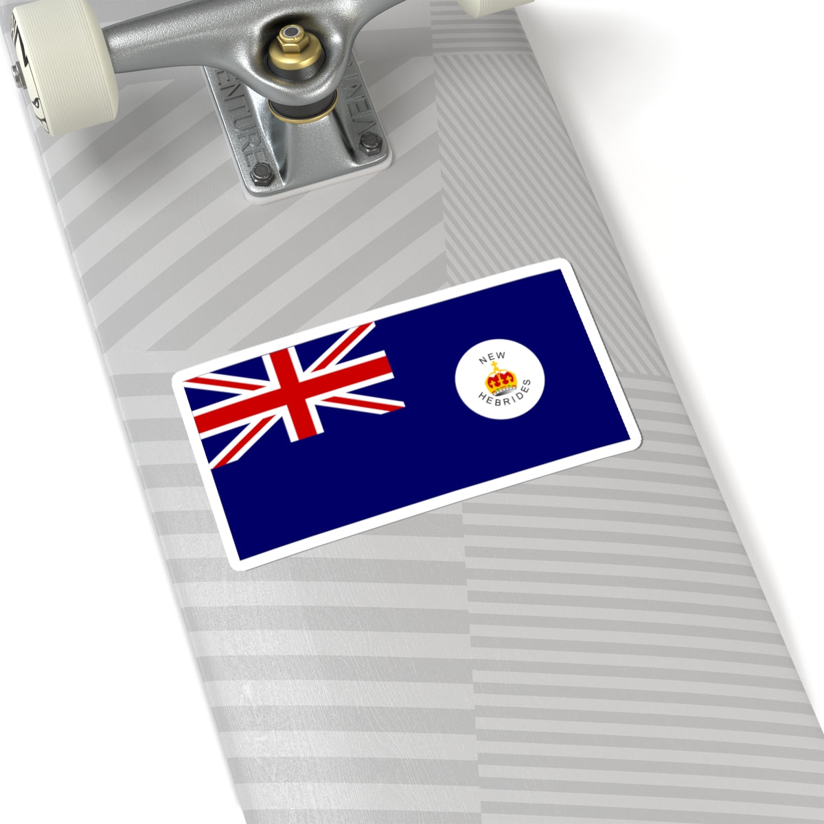 Flag Vanuatu before 1953 (Vanuatu) STICKER Vinyl Kiss-Cut Decal