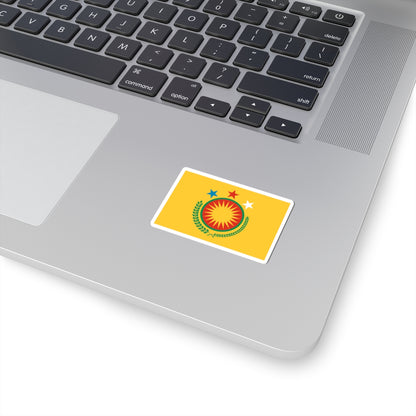 Diplomatic Flag of Northern Syria (Syria) STICKER Vinyl Kiss-Cut Decal