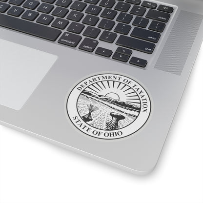 Seal of the Ohio Department of Taxation - STICKER Vinyl Kiss-Cut Decal