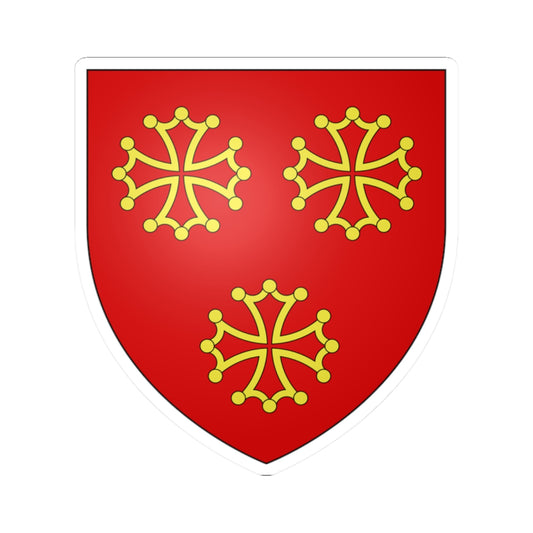 Blason Adhémar de La Garde (France) (Coat of Arms) STICKER Vinyl Kiss-Cut Decal