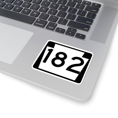 PA-182 (Pennsylvania) (Road Sign) STICKER Vinyl Kiss-Cut Decal