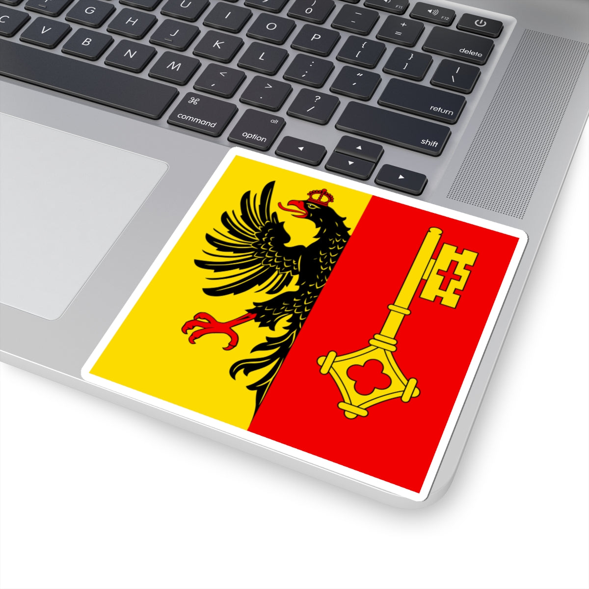 CHE Geneve Flag (Switzerland) STICKER Vinyl Kiss-Cut Decal