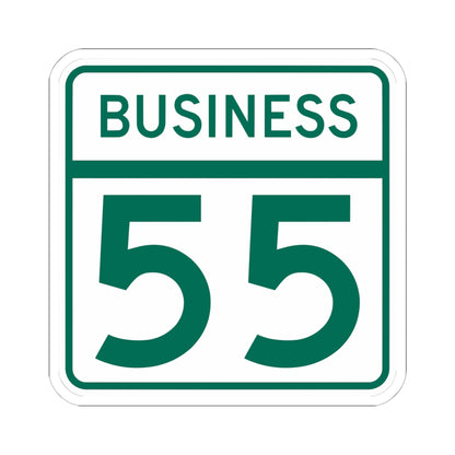 MD Route 55 Business (Maryland) (Road Sign) STICKER Vinyl Kiss-Cut Decal