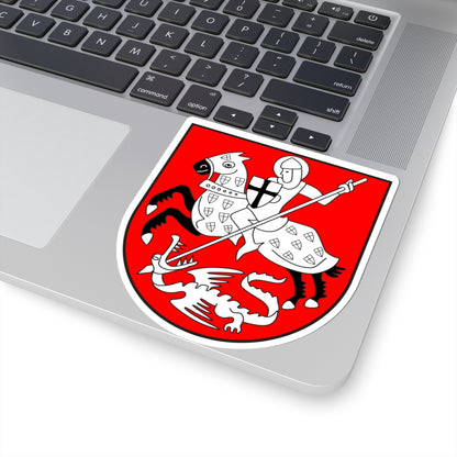 Rhäzüns Kreis wappen (Switzerland) (Coat of Arms) STICKER Vinyl Kiss-Cut Decal
