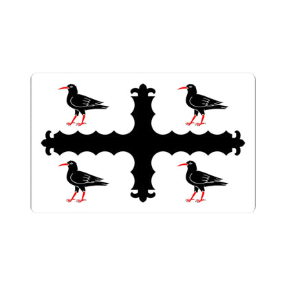 Flag of Flintshire (United Kingdom) STICKER Vinyl Kiss-Cut Decal