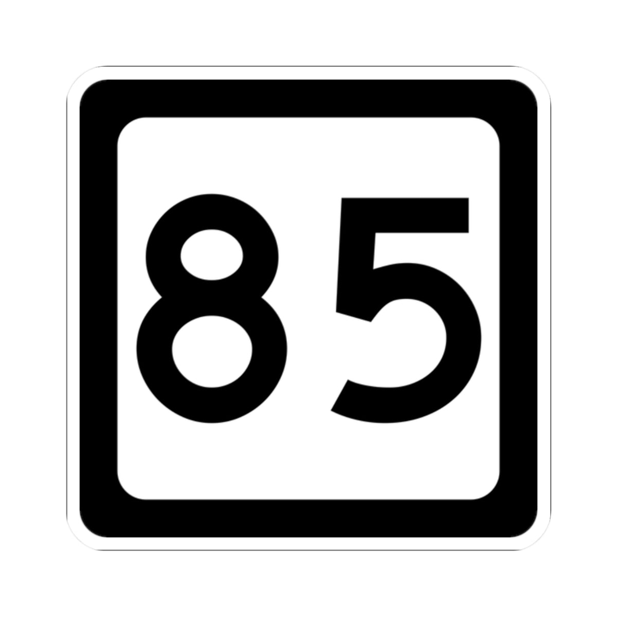 WV-85 (Virginia) (Road Sign) STICKER Vinyl Kiss-Cut Decal