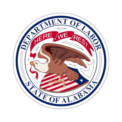 Alabama Department of Labor - STICKER Vinyl Kiss-Cut Decal