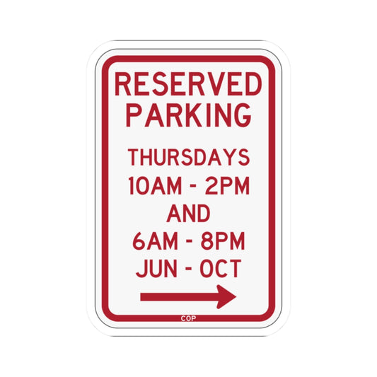 PBOT Road sign P4113R (Oregon) (Road Sign) STICKER Vinyl Kiss-Cut Decal
