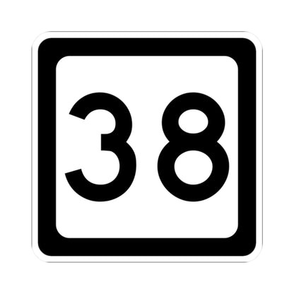 WV-38 (Virginia) (Road Sign) STICKER Vinyl Kiss-Cut Decal