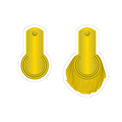 British Army Captain Adjutant  Quartermaster1760 1855 (United Kingdom) (Military Rank) STICKER Vinyl Kiss-Cut Decal