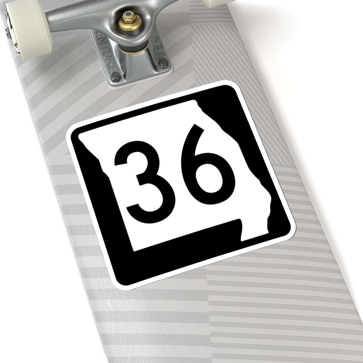 MO-36 (Missouri) (Road Sign) STICKER Vinyl Kiss-Cut Decal