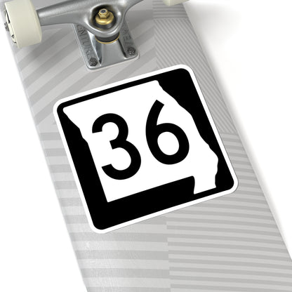 MO-36 (Missouri) (Road Sign) STICKER Vinyl Kiss-Cut Decal