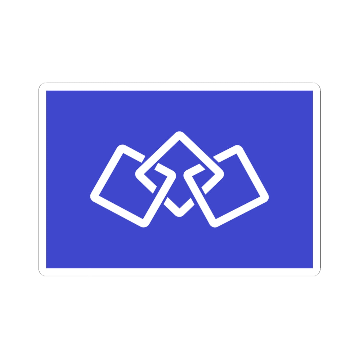 Flag of Kunimi Fukushima (Japan) STICKER Vinyl Kiss-Cut Decal