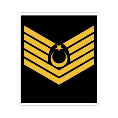 Kıdemli Üstçavuş rütbe (Turkey) (Military Rank) STICKER Vinyl Kiss-Cut Decal