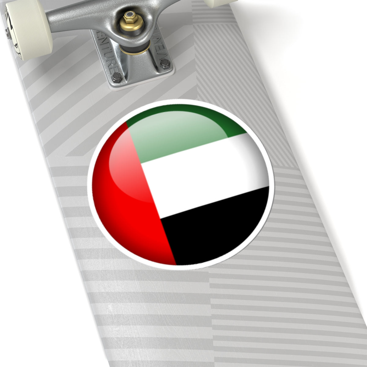 Flag orb United Arab Emirates (United Arab Emirates) STICKER Vinyl Kiss-Cut Decal