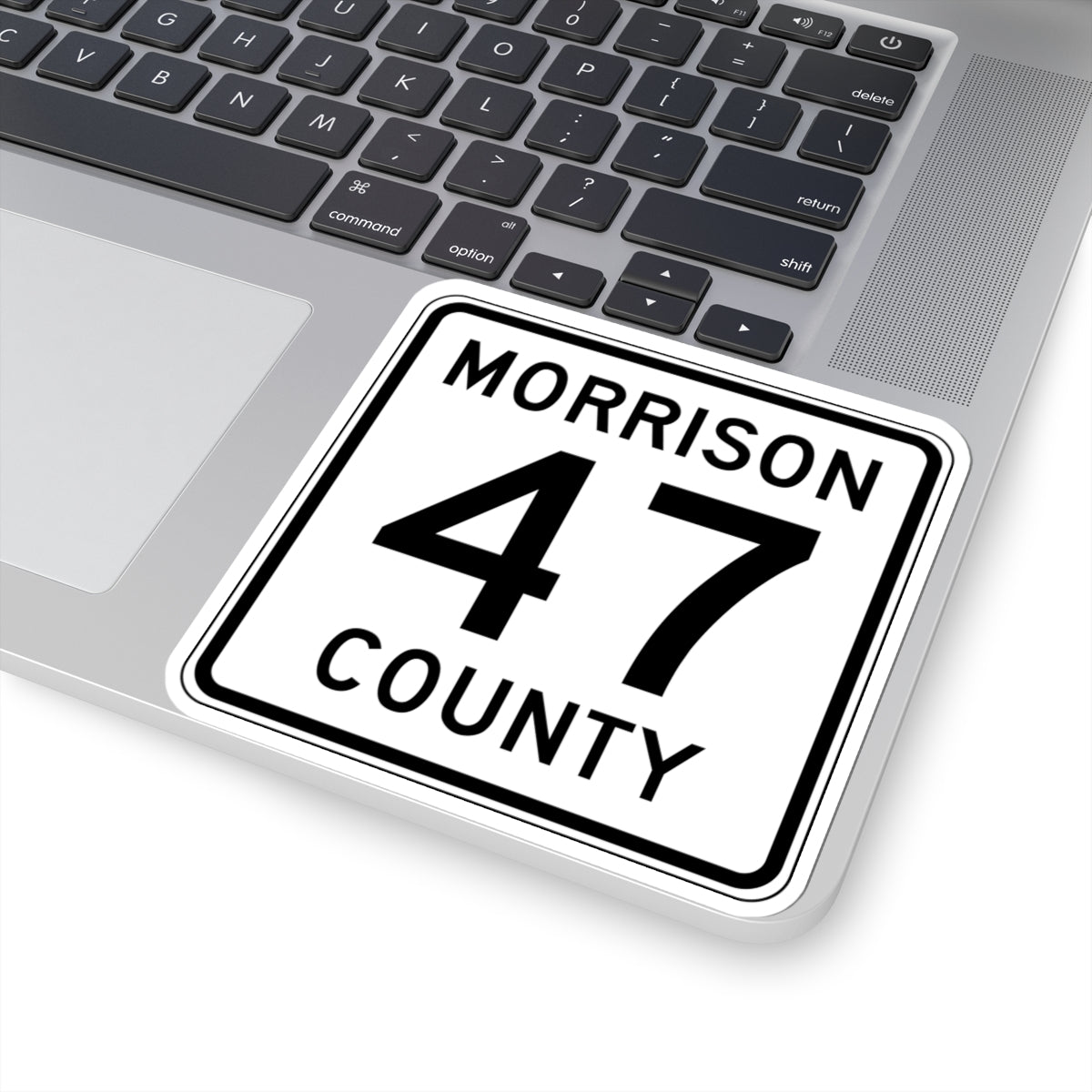 Morrison County Route 47 (Minnesota) (Road Sign) STICKER Vinyl Kiss-Cut Decal
