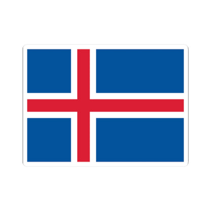 Flag of Iceland (Iceland) STICKER Vinyl Kiss-Cut Decal