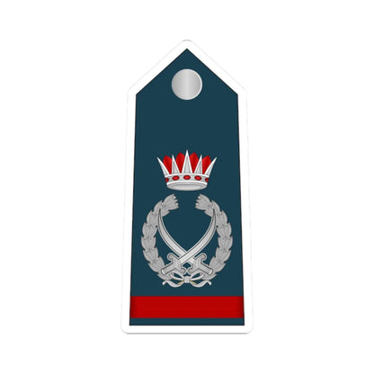 15.RBAF FM (Bahrain) (Military Rank) STICKER Vinyl Kiss-Cut Decal 2 Inch White - The Sticker Space