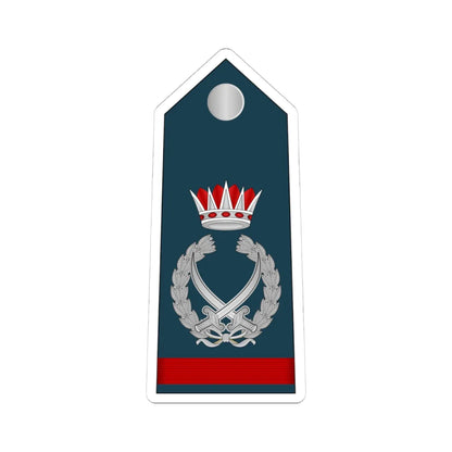 15.RBAF FM (Bahrain) (Military Rank) STICKER Vinyl Kiss-Cut Decal 4 Inch White - The Sticker Space