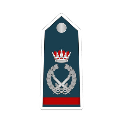 15.RBAF FM (Bahrain) (Military Rank) STICKER Vinyl Kiss-Cut Decal 6 Inch White - The Sticker Space