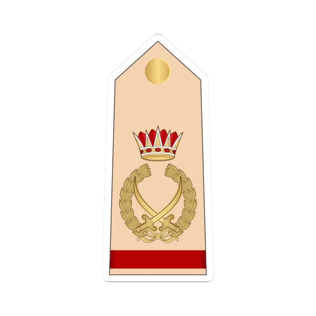 15.RBLF FM (Bahrain) (Military Rank) STICKER Vinyl Kiss-Cut Decal 2 Inch White - The Sticker Space