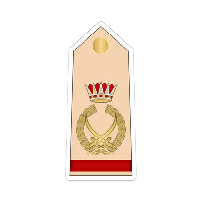15.RBLF FM (Bahrain) (Military Rank) STICKER Vinyl Kiss-Cut Decal 6 Inch White - The Sticker Space