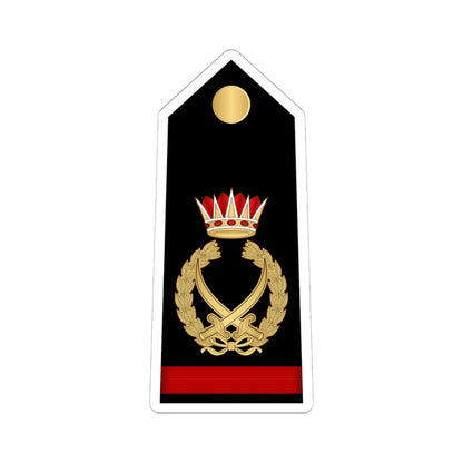 15.RBNF FM (Bahrain) (Military Rank) STICKER Vinyl Kiss-Cut Decal 6 Inch White - The Sticker Space